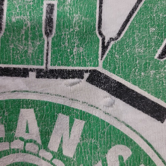 Vintage 90s Michigan State Spartans AOP Shirt Size XL All Over Print Made in USA - Picture 13 of 13